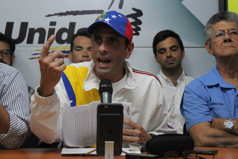 Capriles: Gobierno le tiene mucho temor a la fase de recolección del 20% de las firmas