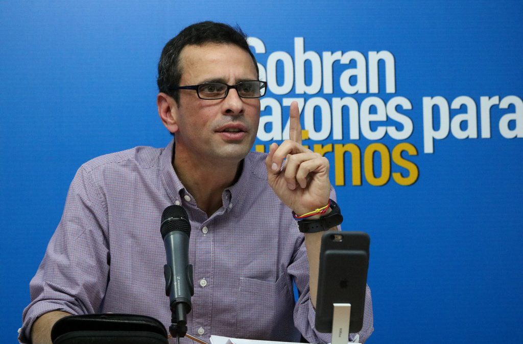 Capriles al CNE: No vamos a aceptar cambios de reglas de juego en el proceso de Revocatorio