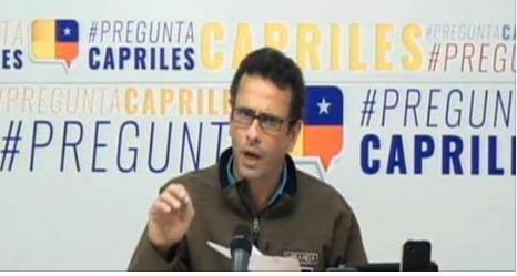 Capriles: Carta Democrática no es contra los venezolanos sino contra el Gobierno