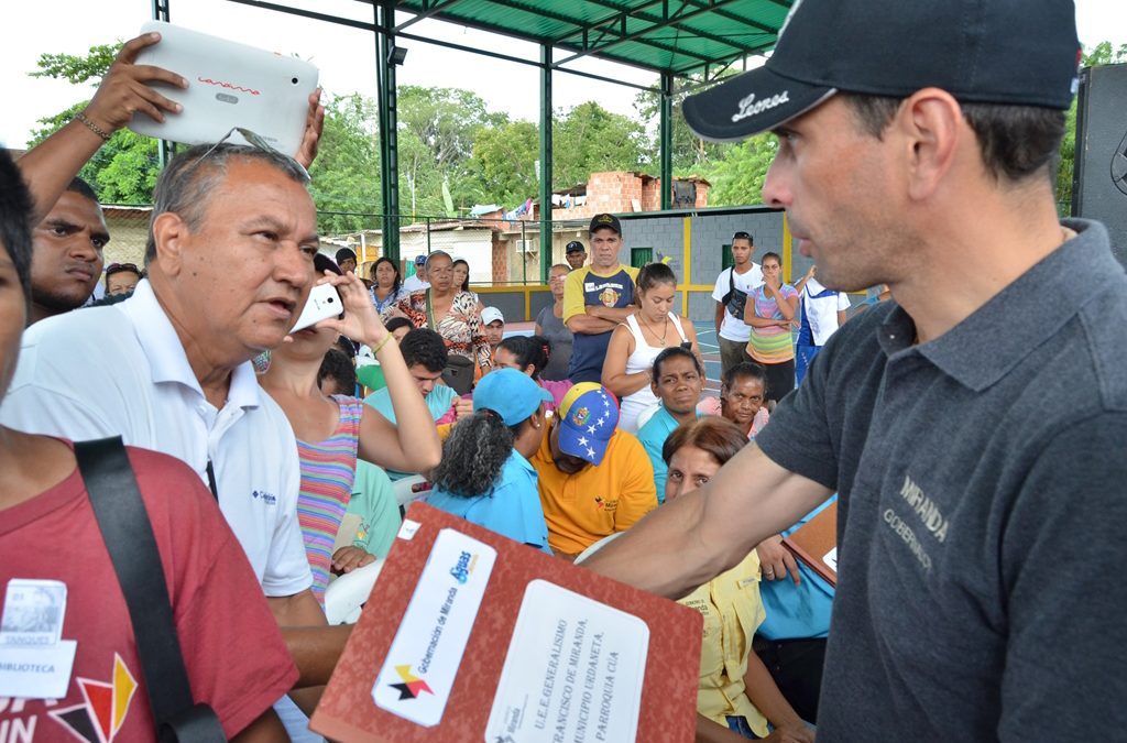 Capriles: Un tanque de agua se ha convertido en un lujo