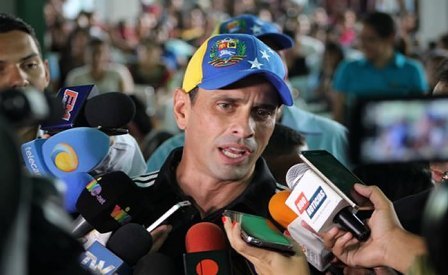 Capriles: movilización del miércoles es para exigir fecha y condiciones del 20%