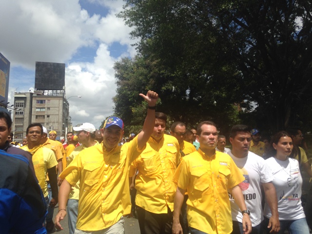 José Antonio Mendoza se movilizó junto al pueblo de Monagas en la Gran Toma de Caracas