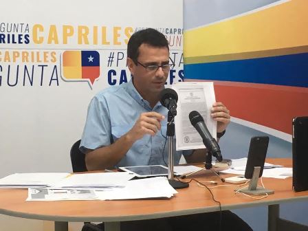 Capriles: 26, 27 y 28 de octubre millones de venezolanos pondremos la huella en el prerevocatorio