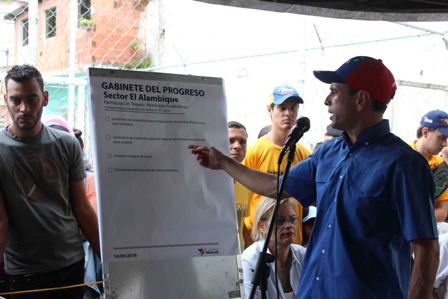 Capriles denunció que gobierno viola acuerdo del Mnoal con manejo político de alimentos