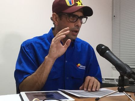 Capriles: La jornada de este miércoles es para quienes viven en los 23 estados del país