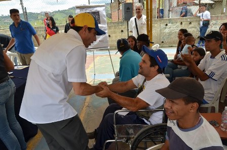 Repararán cancha deportiva, carretera y escaleras de Colinas del Paso en Los Teques