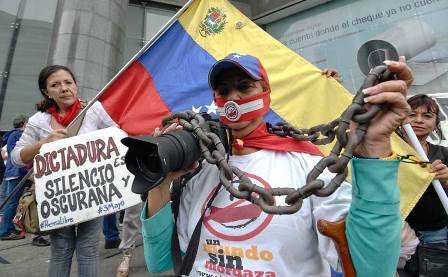 Reporteros sin Fronteras: Deterioro de la libertad de expresión en Venezuela ha aumentado