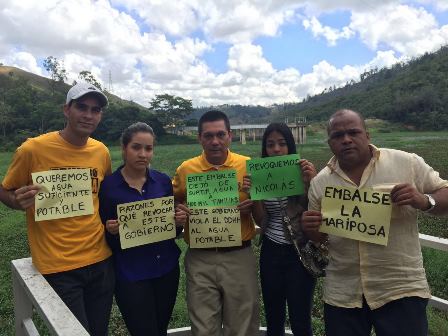 Concejal Fernando Albán denunció crítica situación del Embalse la Mariposa