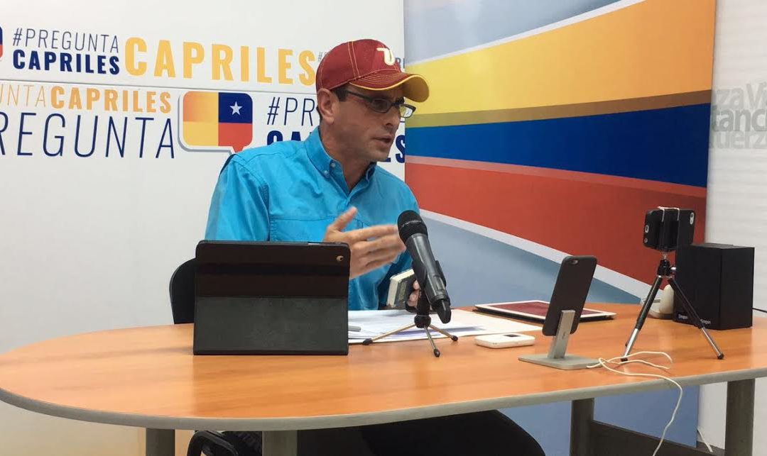 Capriles: Ninguna individualidad está por encima del revocatorio