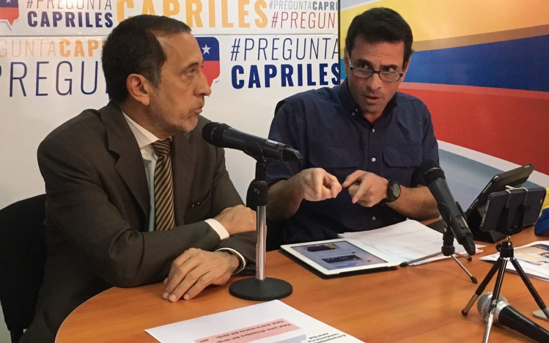 Capriles: Los que hacen grandes fortunas con los dólares son los enchufados