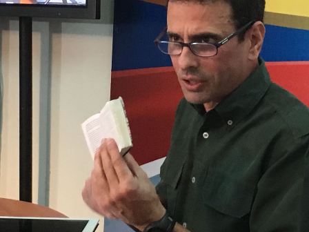 Capriles: Revocatorio no tiene una fecha tope