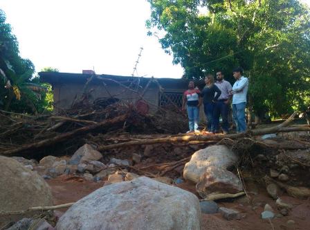 Milagros Paz denuncia situación de emergencia en Tunantal y Sotillo por intensas lluvias