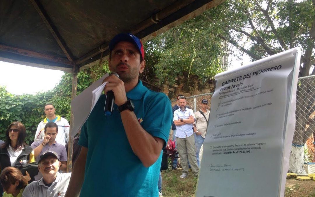 Capriles: Retirar billete de 100 bolívares no resuelve los problemas económicos del país