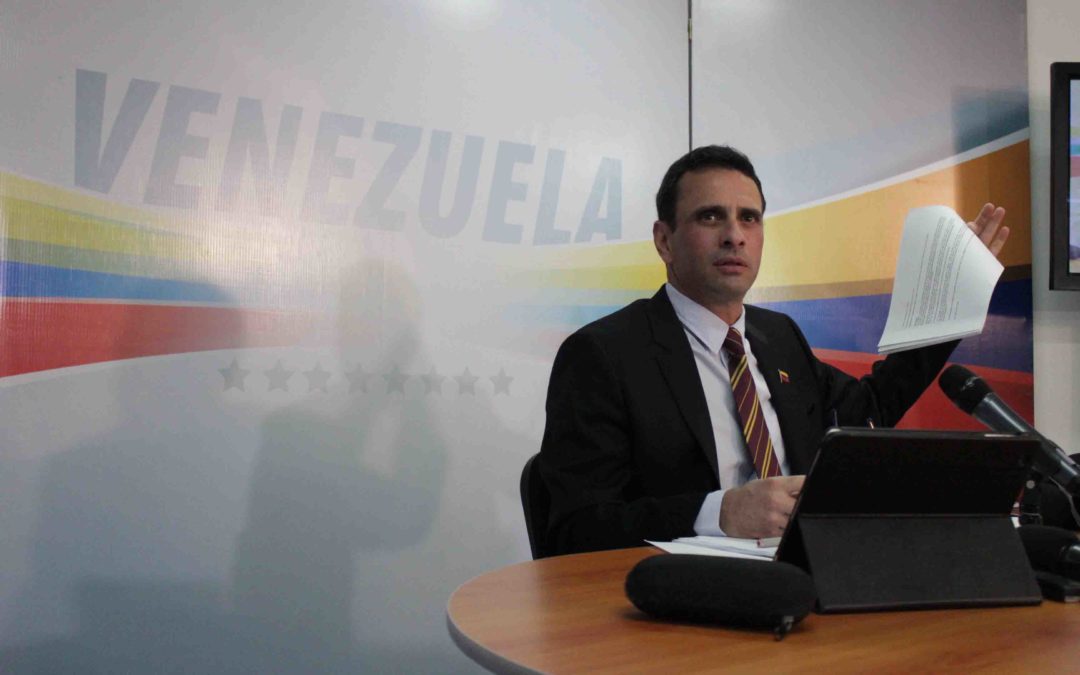 Capriles: Es una irresponsabilidad decir que puente Guanape colapsó porque la oposición está saboteando