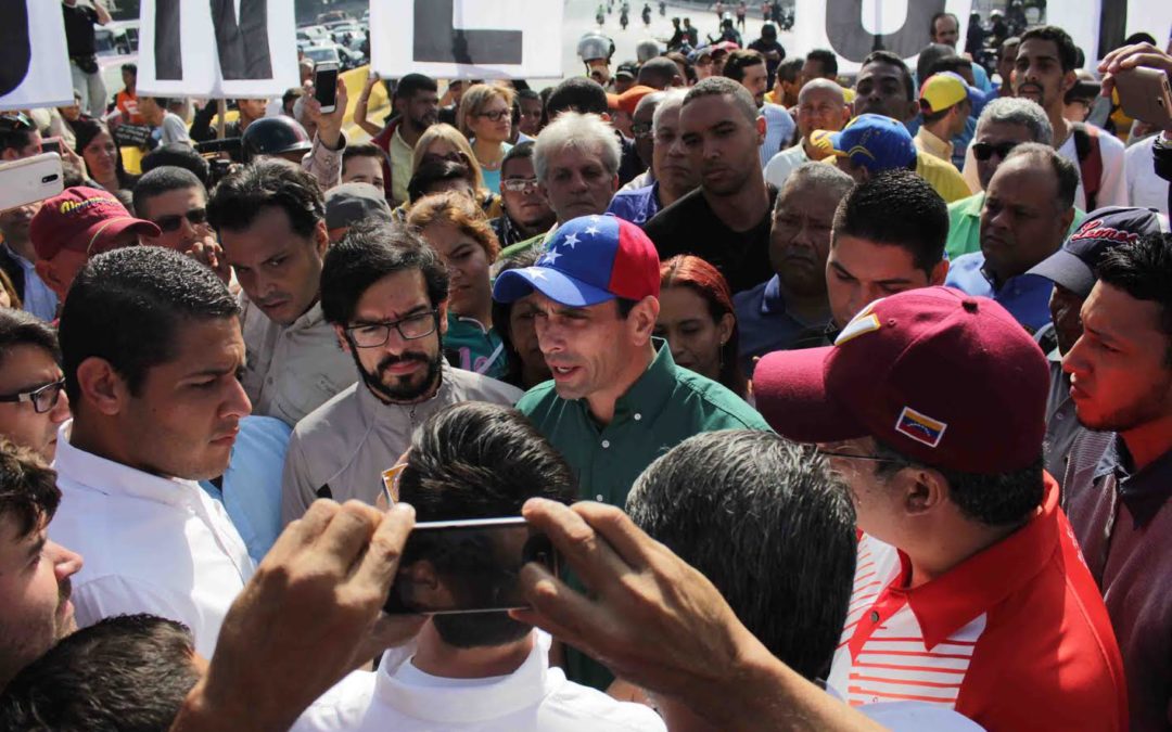 Capriles: Cada acción violatoria del gobierno tendrá una reacción