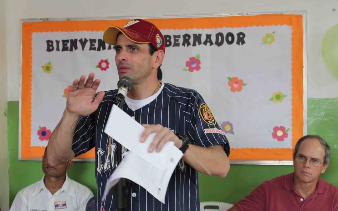 Capriles: Cada venezolano debe defender su derecho al voto