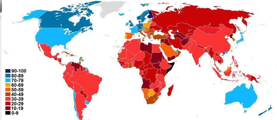 Venezuela continúa siendo el país más corrupto de Latinoamérica