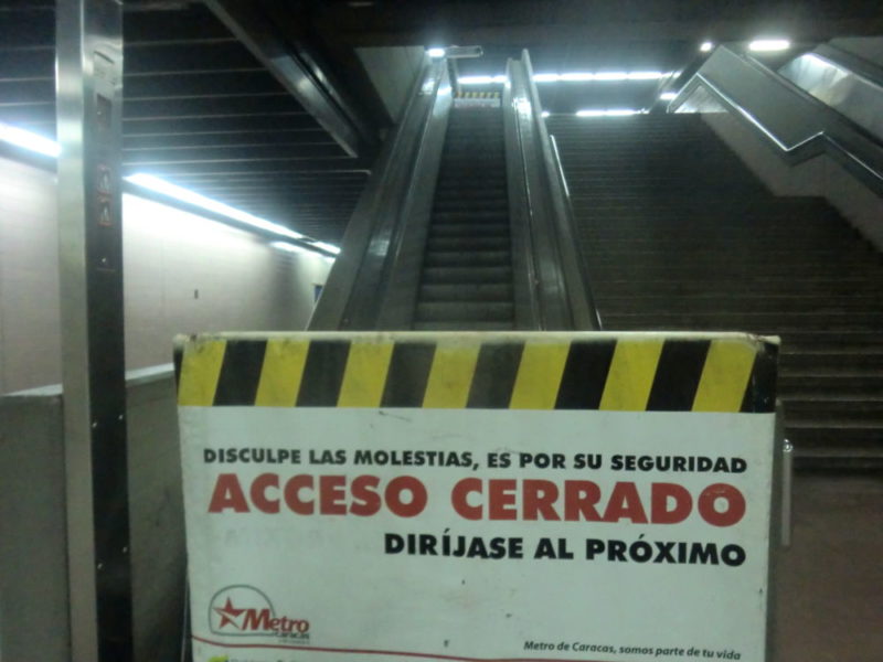 71 escaleras mecánicas dañadas en Línea 1 del Metro de Caracas