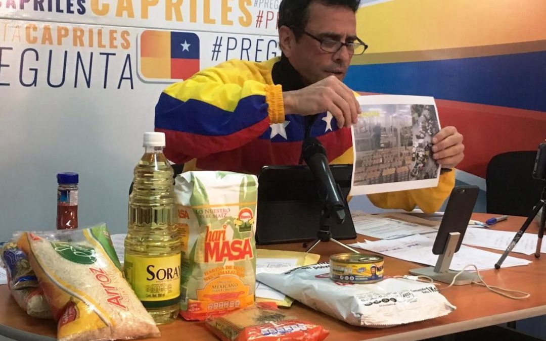 Capriles pidió investigar mafias detrás de los Clap