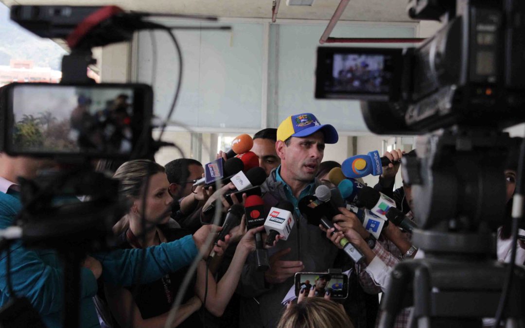 Capriles: Los venezolanos queremos validar para tener elecciones