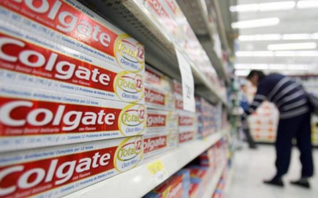 Colgate-Palmolive se paralizará por falta de materia prima