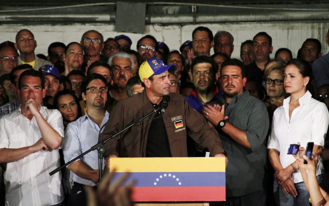 Capriles: Llegamos a Miranda por los votos y saldremos por los votos