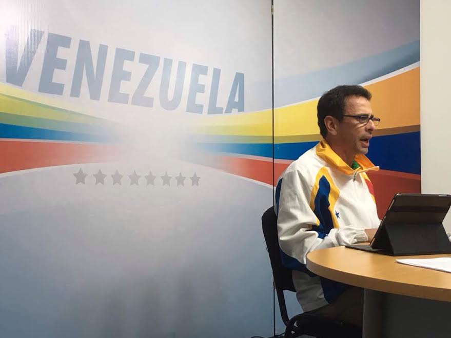 Capriles alerta activación de grupos paramilitares contra protestas en el país