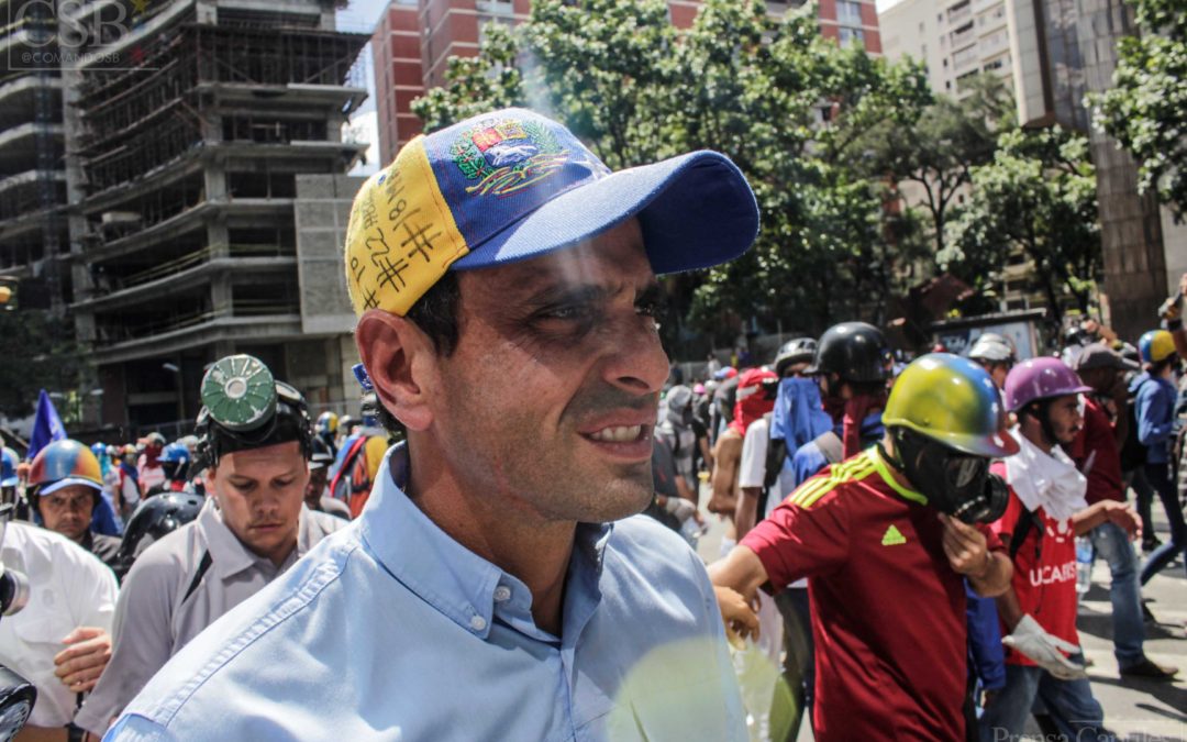 Capriles asegura que gobierno aumentó represión criminal