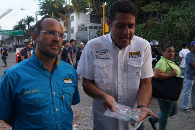 Estas son las metras que fueron lanzadas contra manifestantes en Las Mercedes