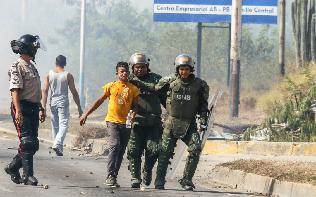 FOTOS: “Plantón” dejó al menos 40 detenidos en Nueva Esparta