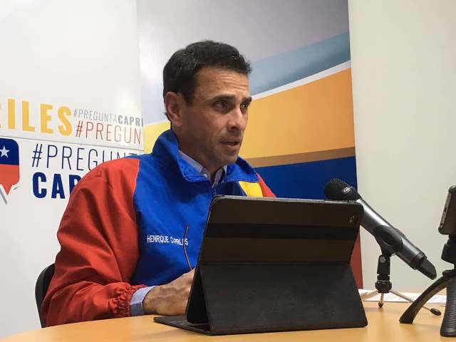 Capriles: la Constituyente es imponer modelo electoral cubano