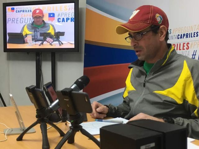Capriles denunció posibles allanamientos en Caracas para intentar desmovilizar marcha al CNE
