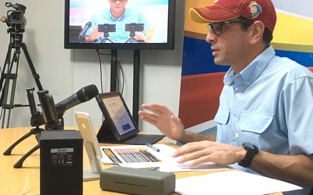 Capriles aseguró que trabajadores del país darán una demostración contundente este jueves