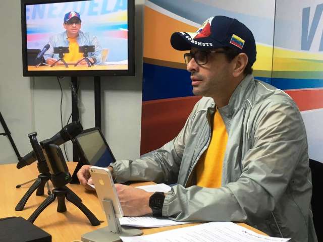 Capriles aseguró que fraude constituyente de Maduro llevaría al país a la quiebra