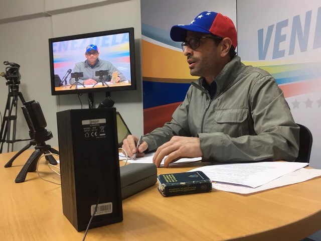 Capriles: Este viernes tomaremos las calles de toda Venezuela