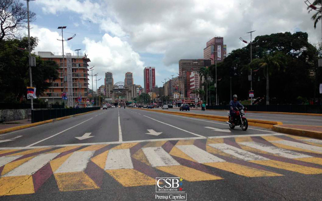 De este a oeste Gran Caracas se sumó al paro cívico nacional