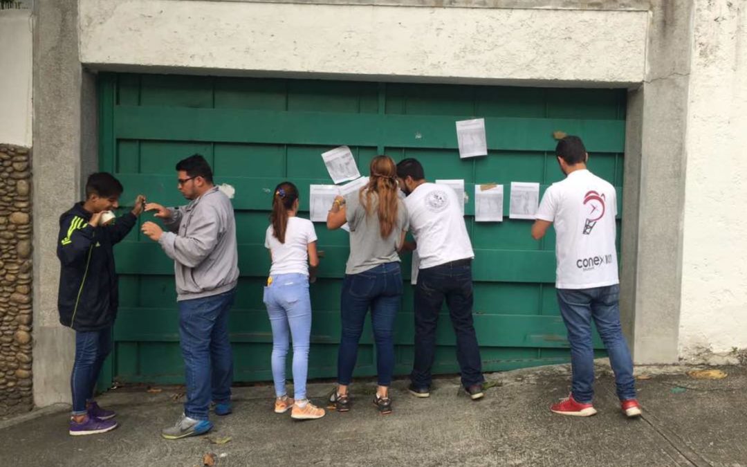 Estudiantes realizan pancartazo en embajadas de países que apoyan a Maduro