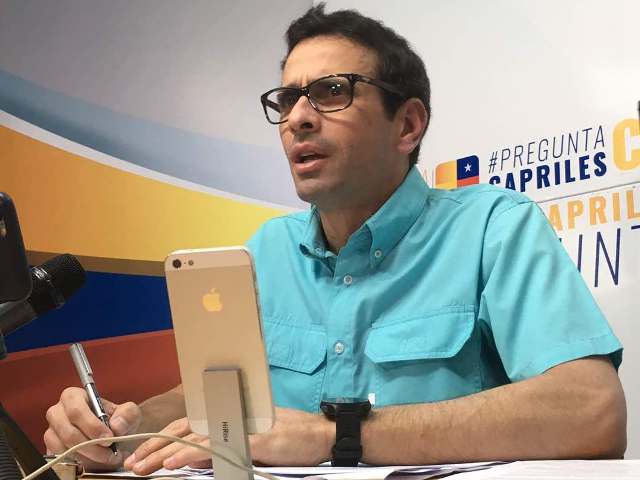 Capriles: Con detención de López y Ledezma el pueblo venezolano no vive mejor