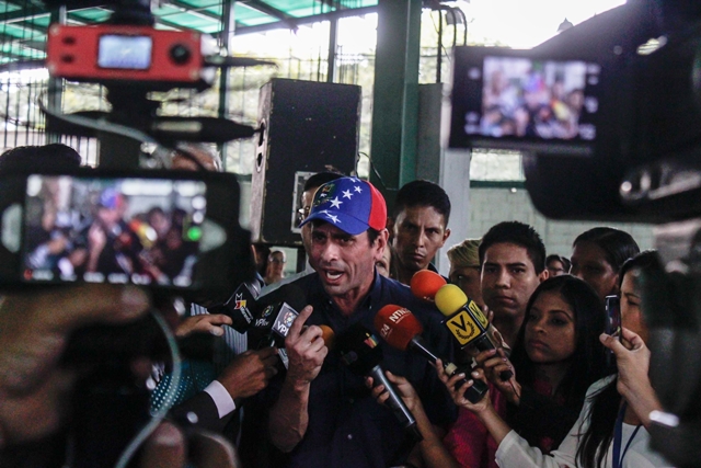 Capriles respaldó decisión de la MUD de no participar en reunión con Gobierno