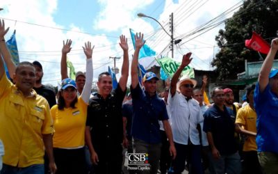 Capriles recorre Monagas junto al candidato del cambio motivando al pueblo a participar en las elecciones del #15Oct