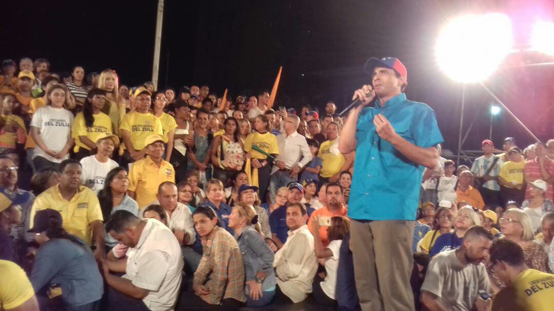 Capriles: Si queremos salir de Maduro primero hay que sacar a Arias Cárdenas del Zulia