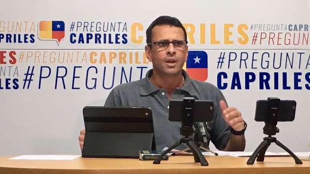 Capriles: Participación de venezolanos el 15-O será la clave para ganar