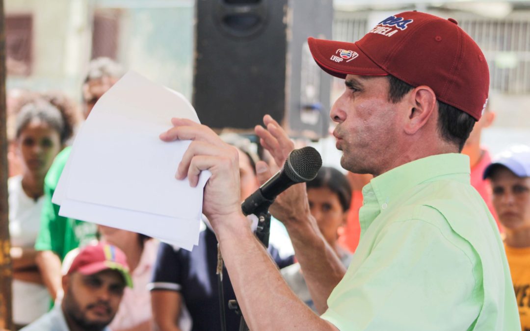 Capriles aseguró mirandinos escogerán a gobernador que defienda al pueblo y la descentralización