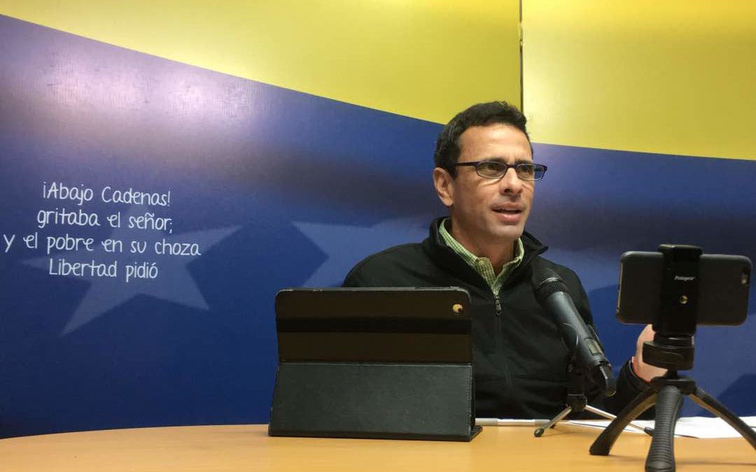 Capriles: La abstención es una señal contundente de la crisis institucional que atraviesa el país y es absolutamente preocupante