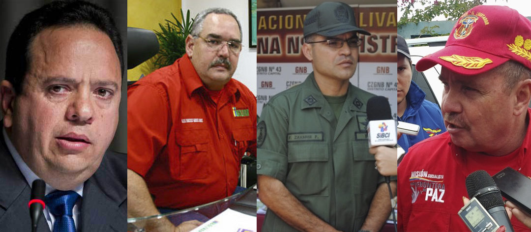 Otros cuatro altos funcionarios venezolanos son sancionados
