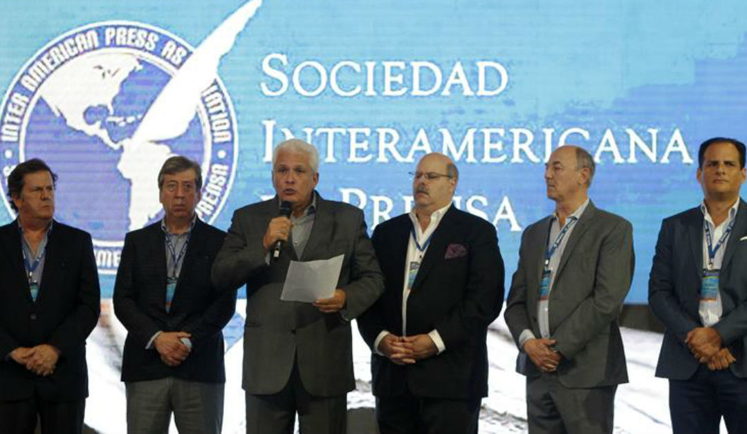 SIP preocupada ante «autoritarismo y restricciones» a la prensa en Cuba, Venezuela y Nicaragua