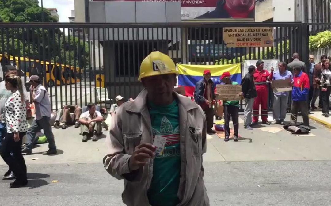 Trabajadores de Pdvsa protestaron para exigir pago de una deuda de 2007