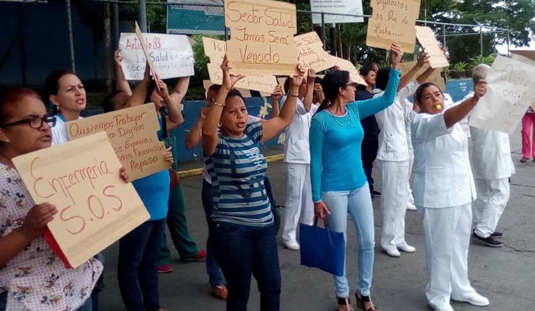 Gremios de la salud se quedarán en la calle hasta que atiendan sus reclamos