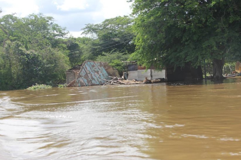 Crecida del río Orinoco causó estragos en 40 casas y dejó 350 afectados en Anzoátegui