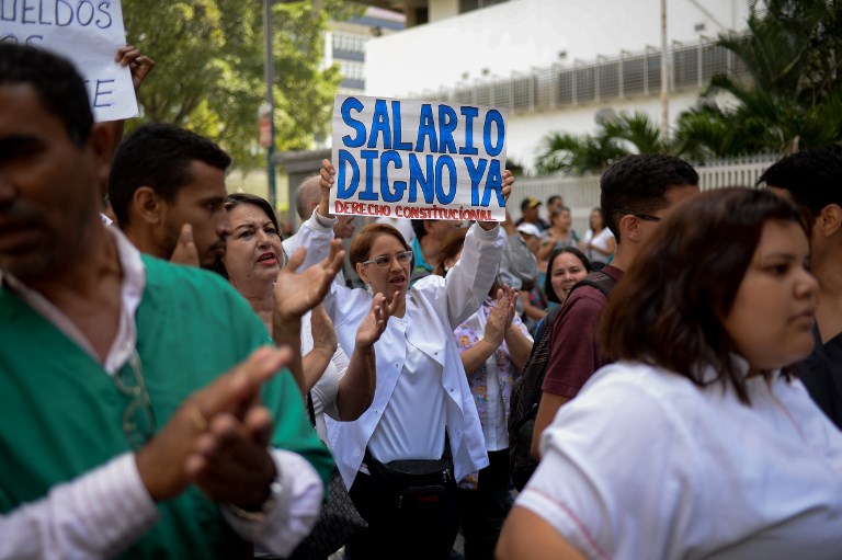 Enfermeras de Aragua se suman a nuevo paro de 48 horas